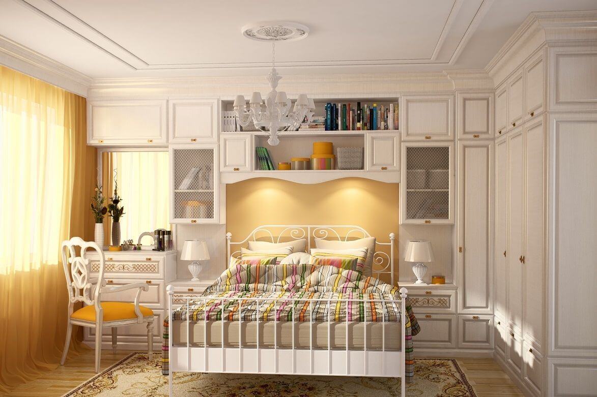 Дизайн маленькой спальни 9