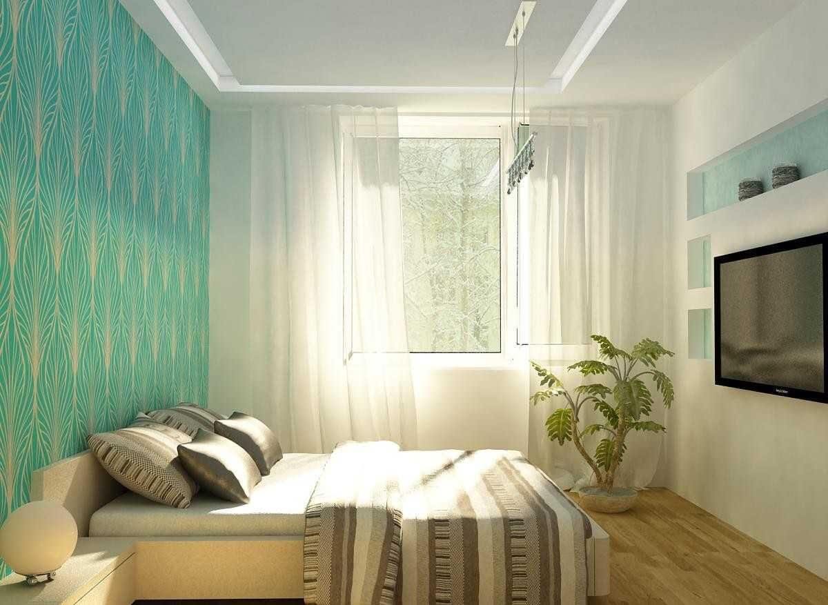 Дизайн маленькой спальни 13