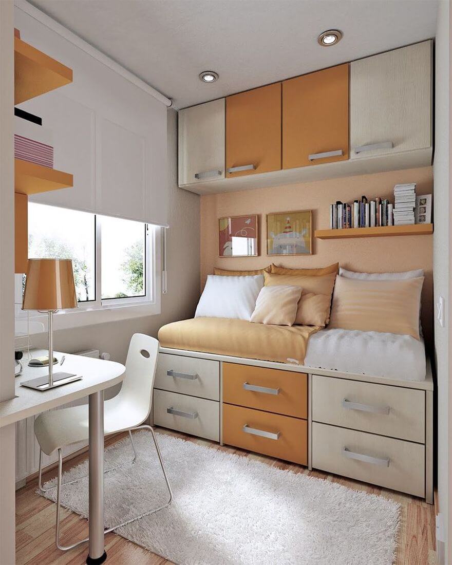 Дизайн маленькой спальни 3