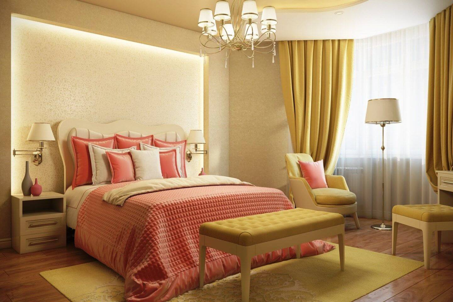 Дизайн маленькой спальни 29