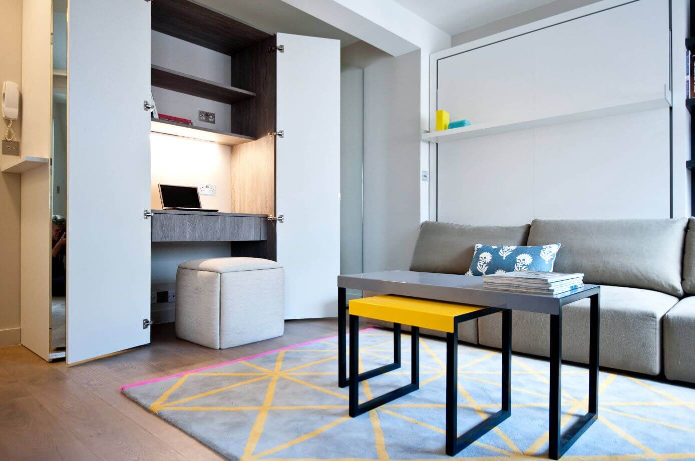 мебель — трансформер в однокомнатной квартире