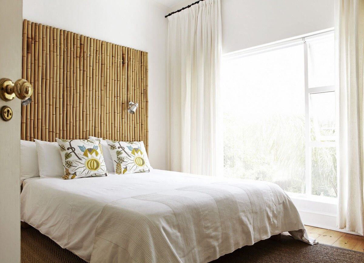 бамбуковое изголовье кровати