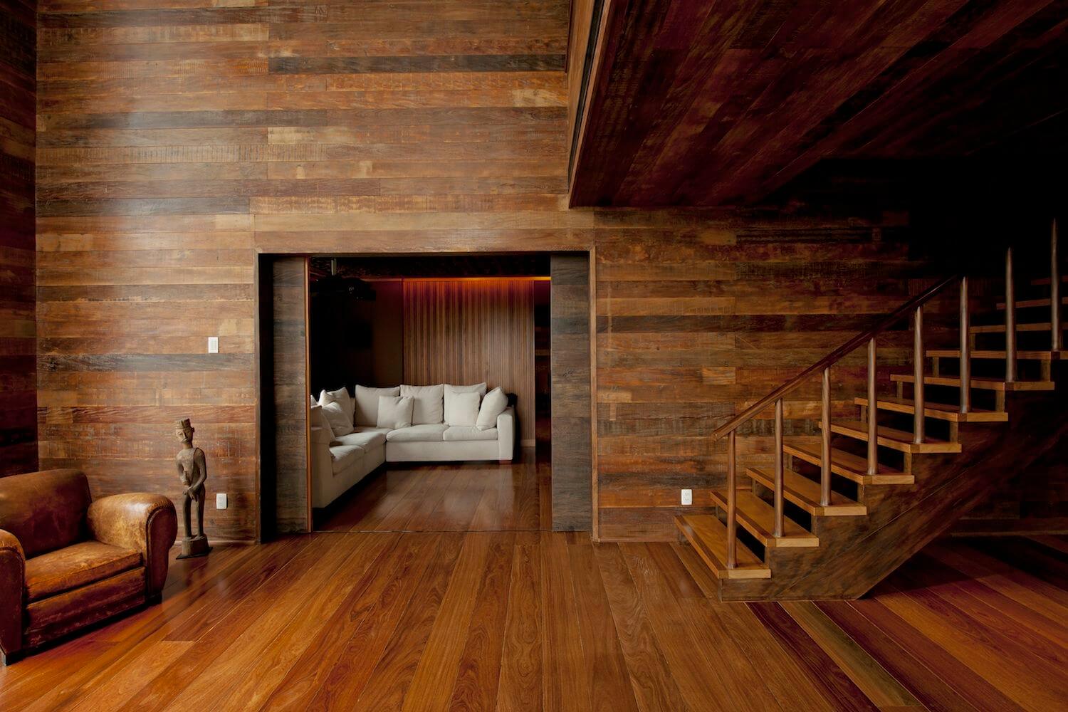 стеновые панели из древесины фото