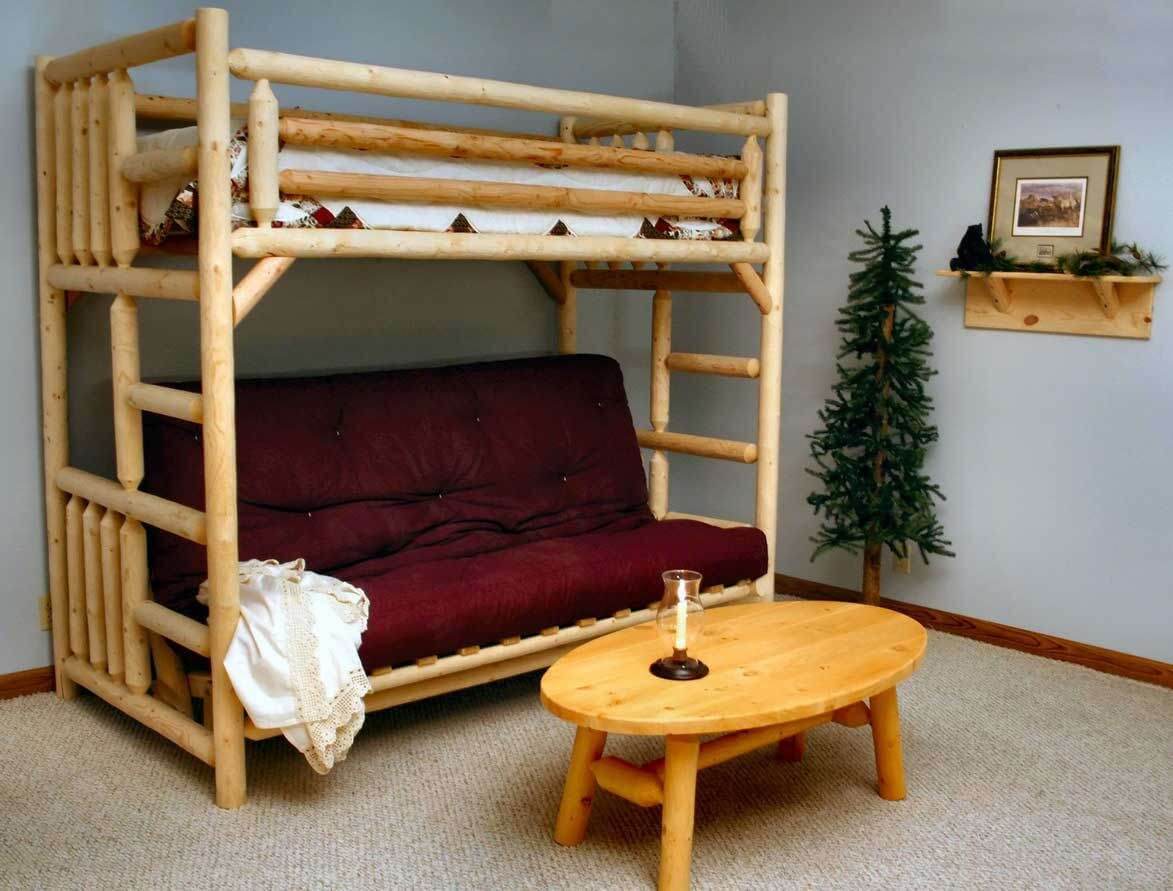 Двухъярусная кровать с диваном 13
