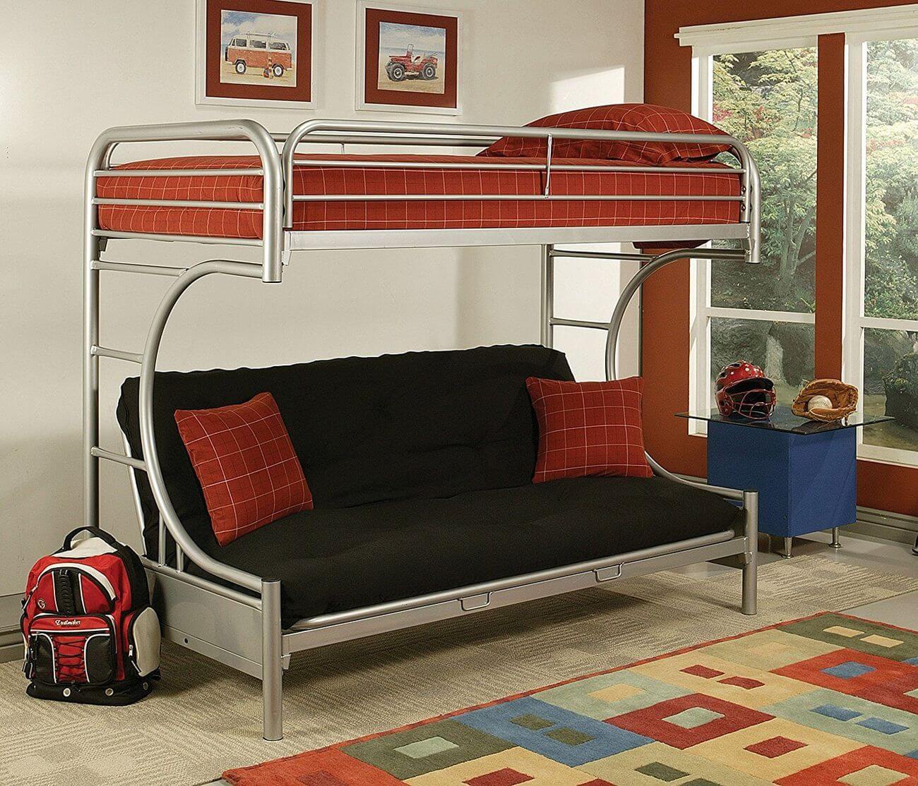 Двухъярусная кровать с диваном 6