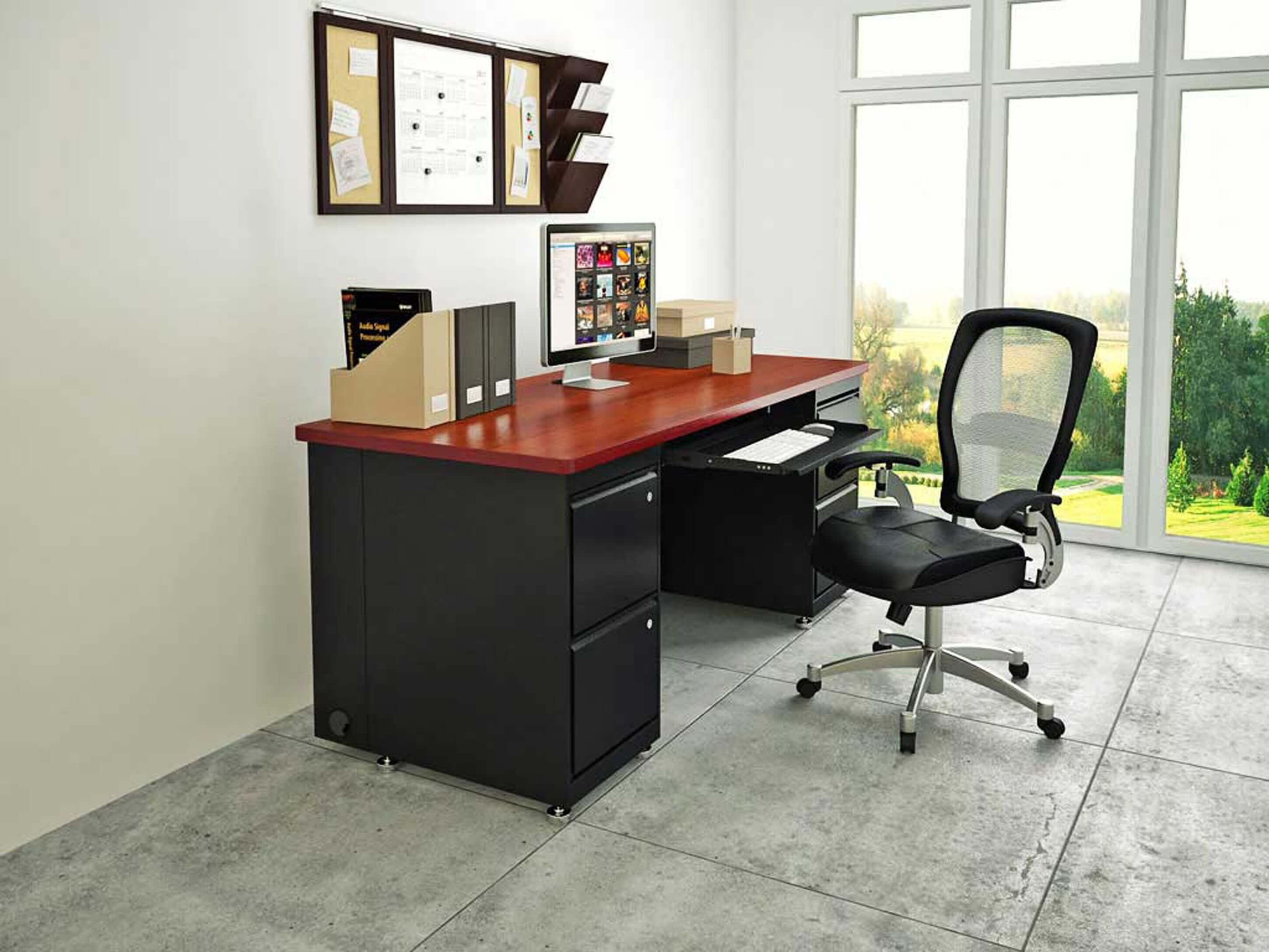 стильный компьютерный стол для офиса