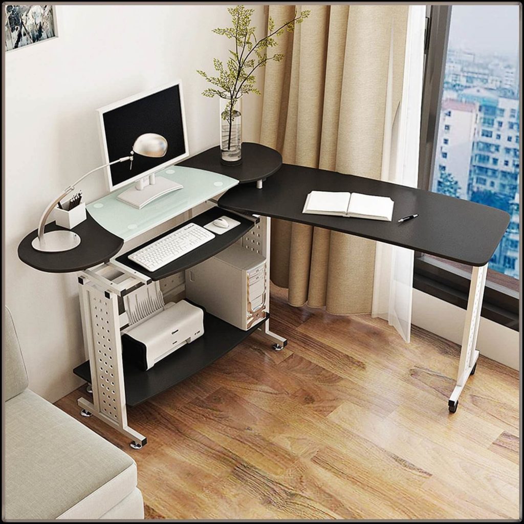 угловые компьютерные столы для маленькой комнаты