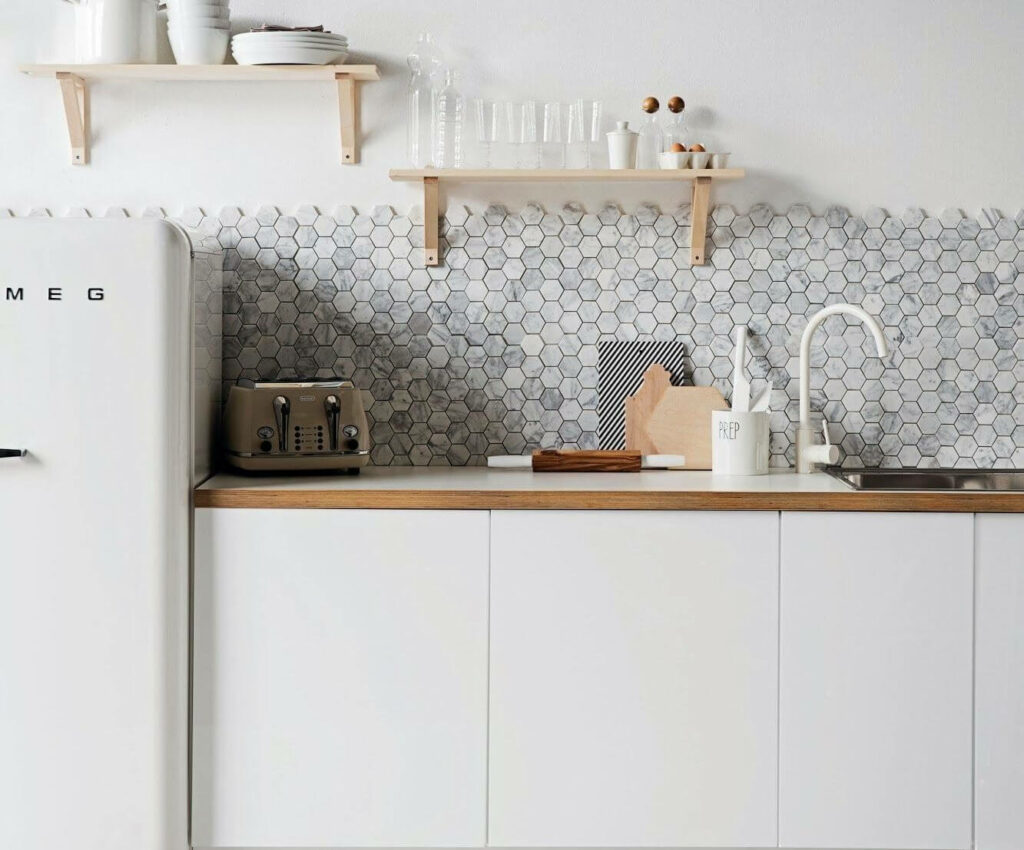 отделка кухонного фартука