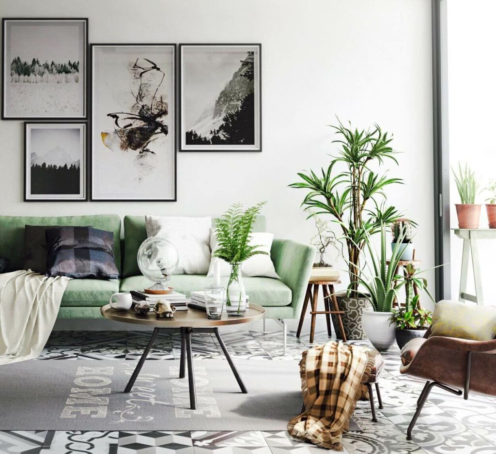 элементы фитодизайна в интерьере