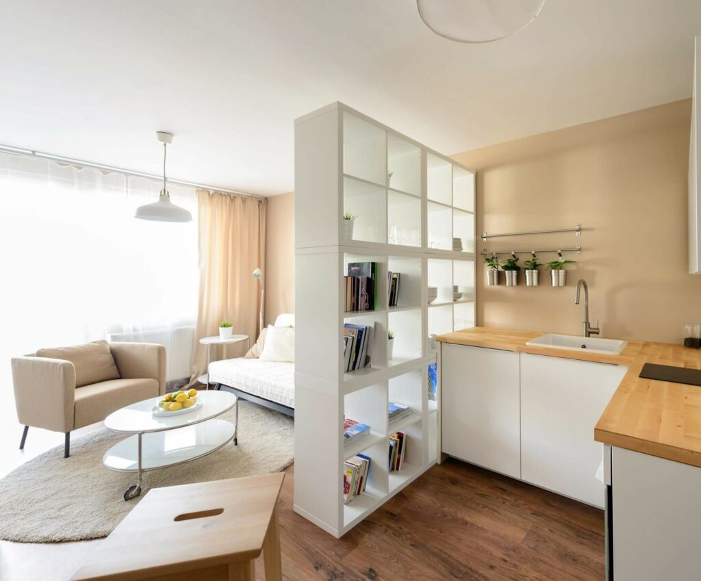 зонирование однокомнатной квартиры