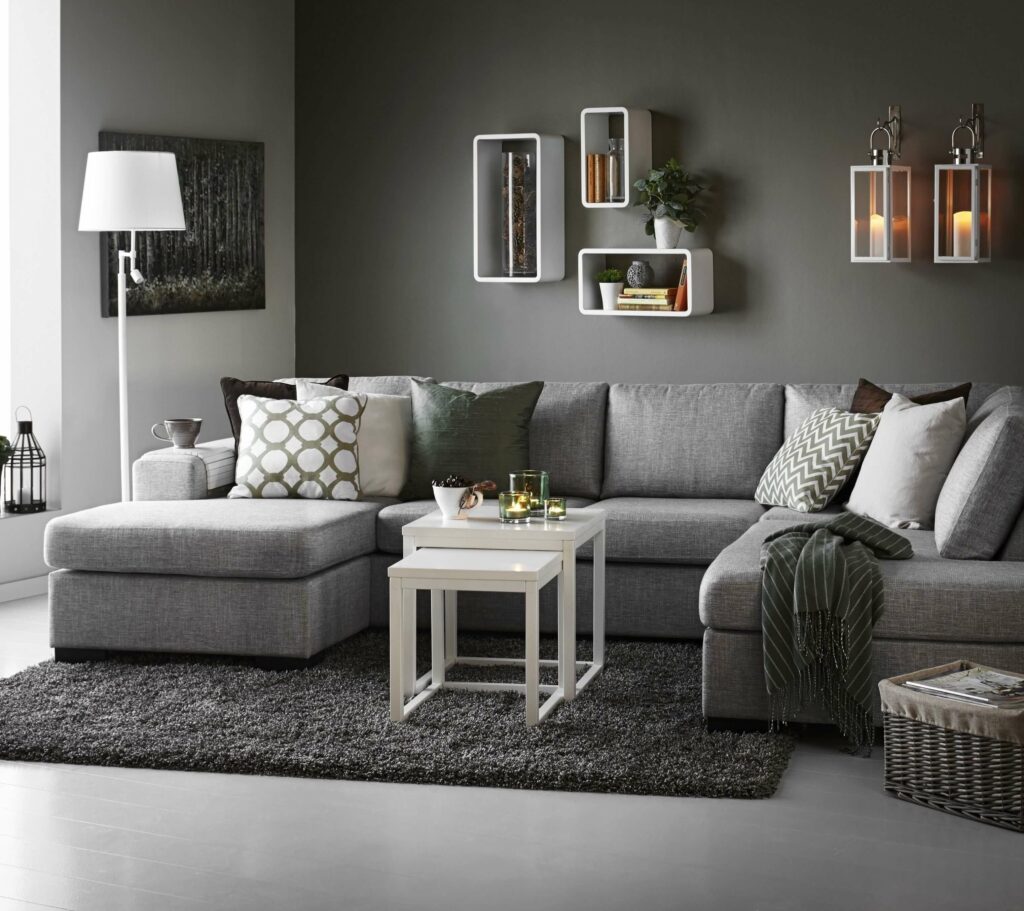 Серый цвет в интерьере