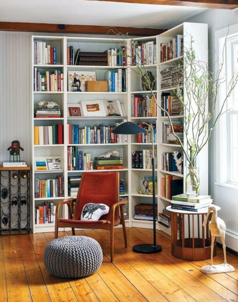 библиотека в квартире дизайн