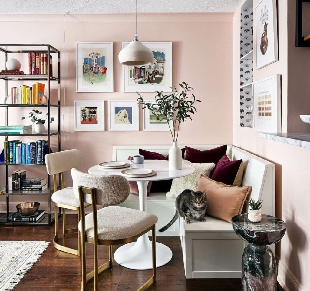 Запоминающийся интерьер квартиры для молодой девушки в Вашингтоне