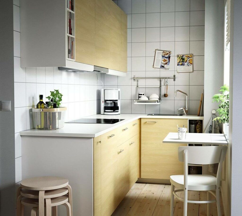 Дизайн очень маленькой кухни
