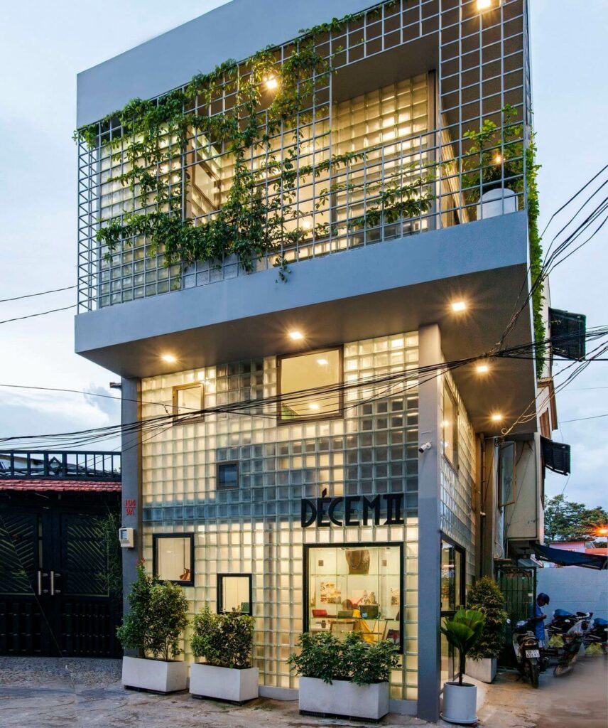 Дом из стеклоблоков во Вьетнаме