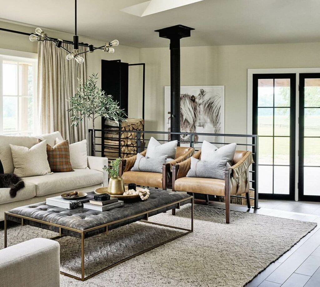 Современный фермерский дом в Канаде