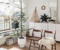 Сдержанный рождественский интерьер в лучших традициях скандинавского стиля