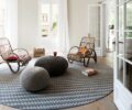 Круглые ковры в интерьере: 20 классных примеров