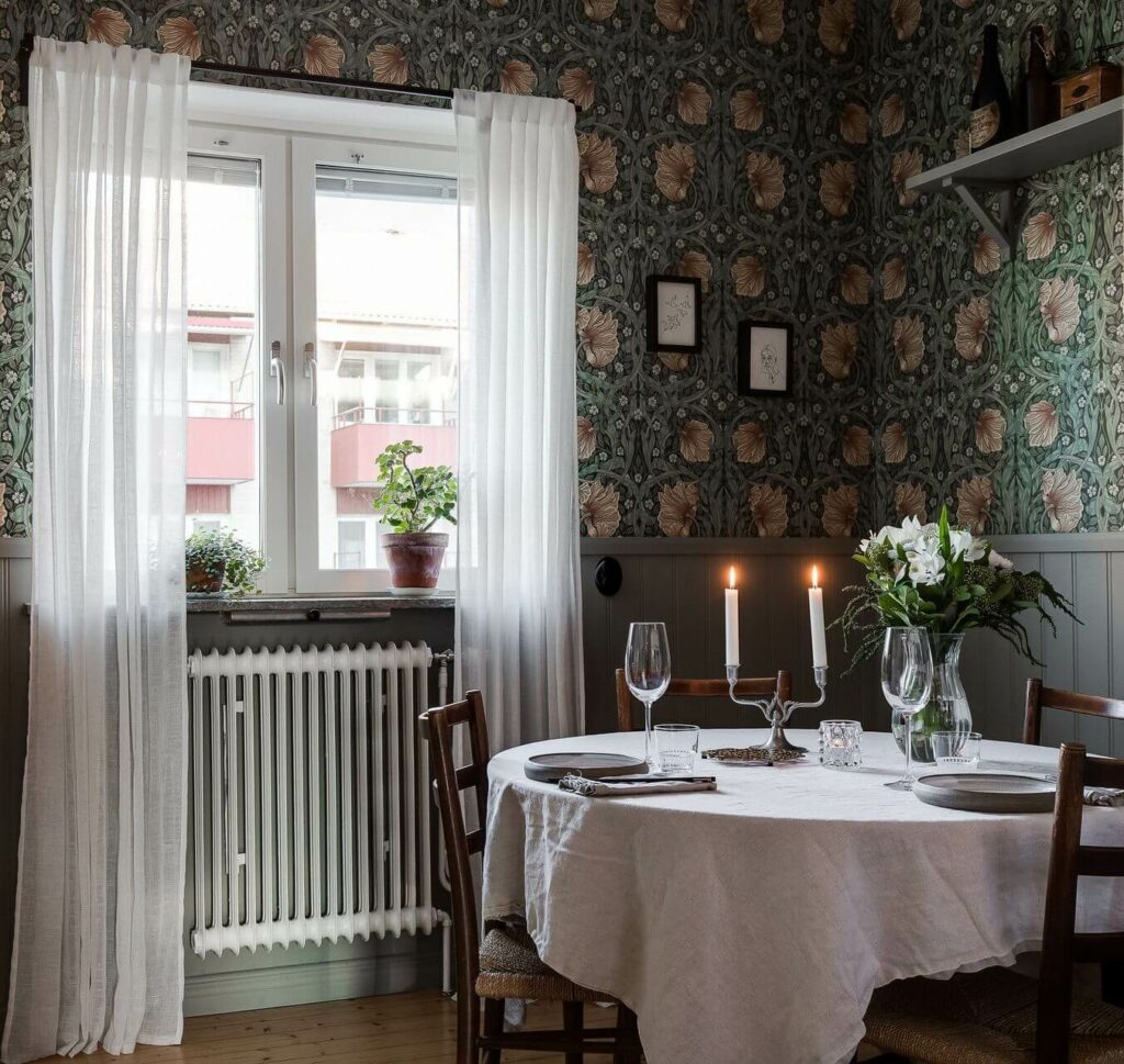 Красивая квартира в духе загородного дома