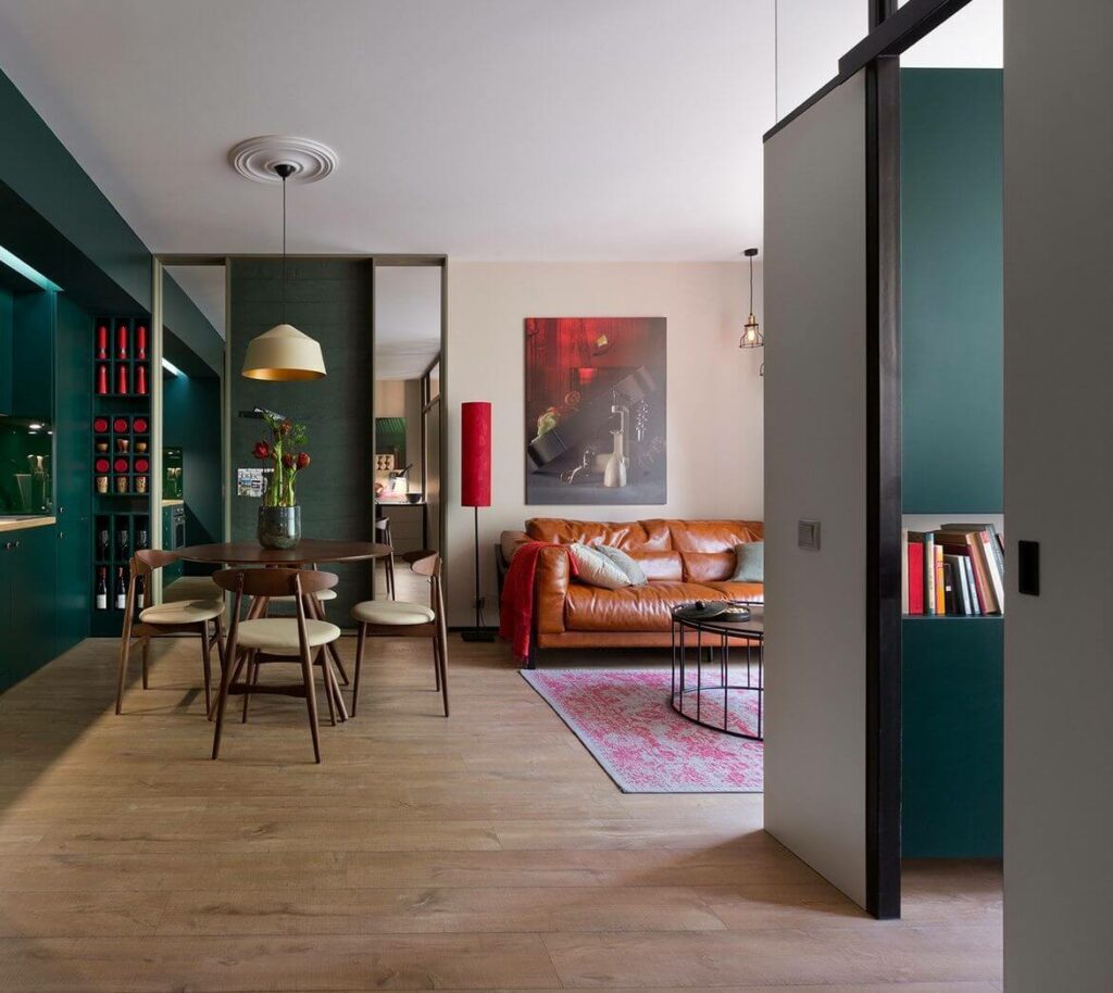 Современная маленькая квартира для холостяка в Киеве (38 кв. м)