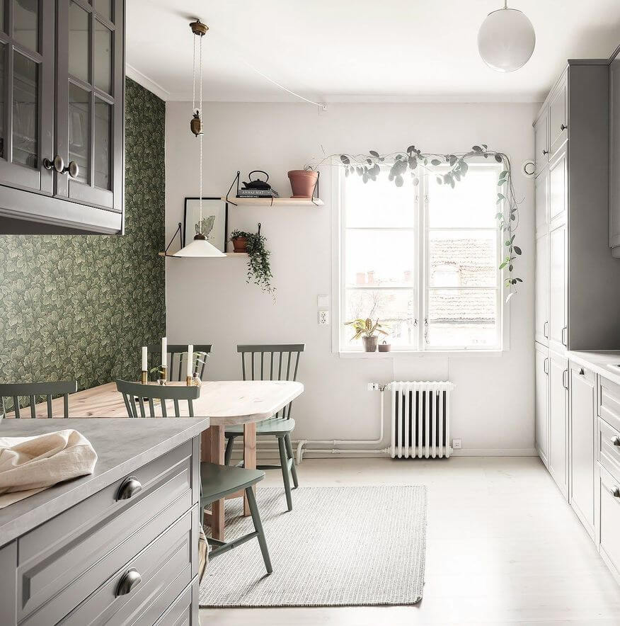 Комбинирование обоев и краски: 5 беспроигрышных сочетаний