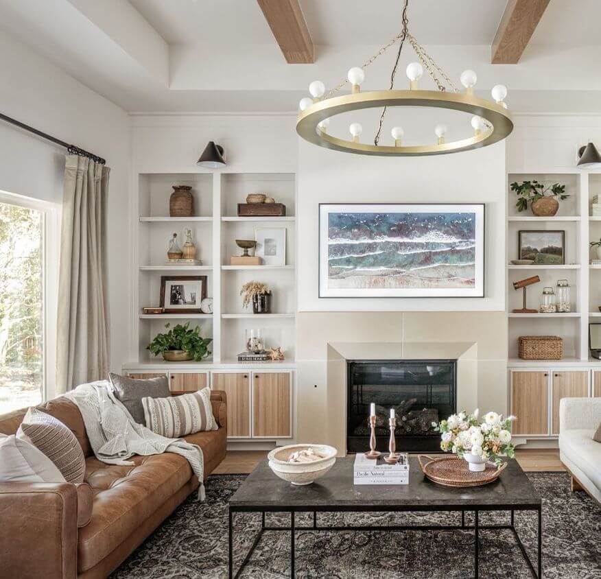 Очаровательный интерьер в стиле современное кантри в США