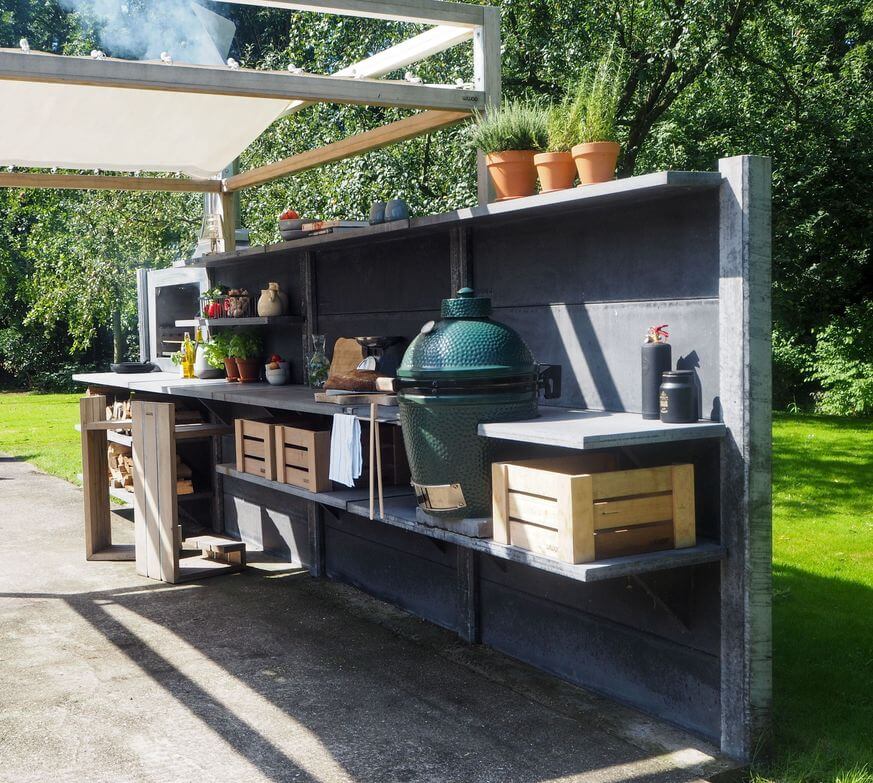 Летняя кухня: 20 идей обеденных зон на свежем воздухе