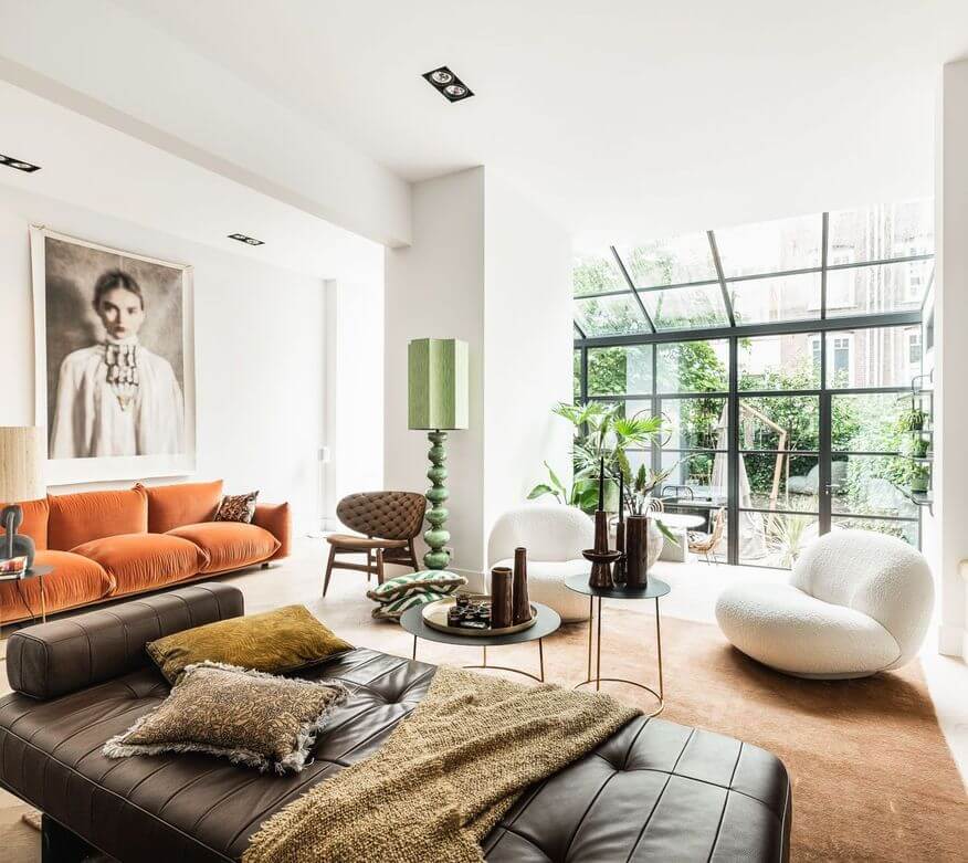 Современные апартаменты с террасой в Амстердаме