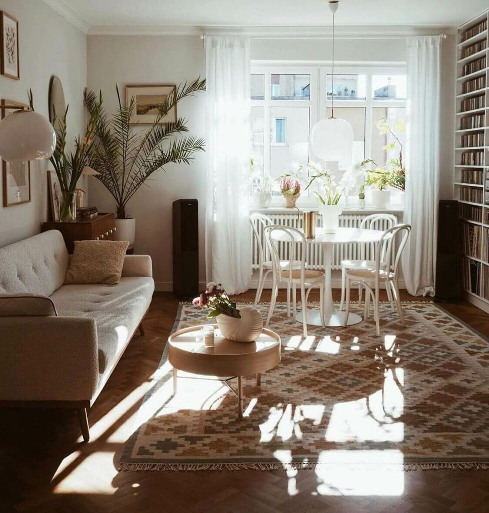 Уютная скандинавская квартира с классическими нотками в Польше