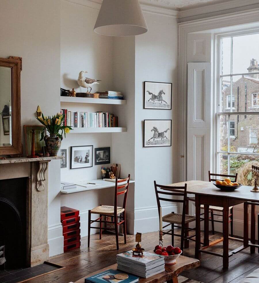 Небольшая атмосферная квартира владельца винтажной лавки в Лондоне