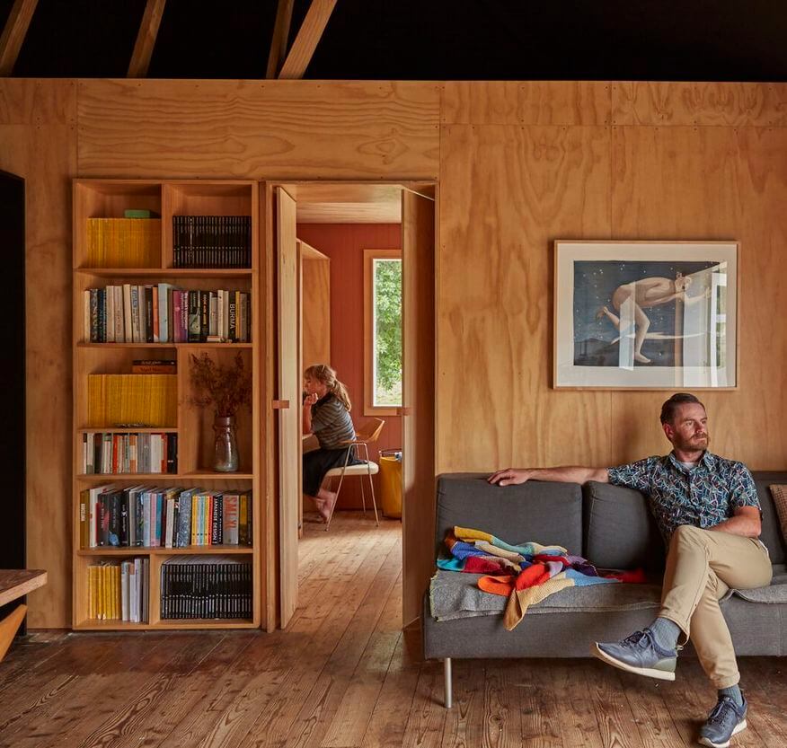 Экологичный деревянный дом в Новой Зеландии