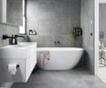 Серые ванные комнаты: 15 стильных примеров