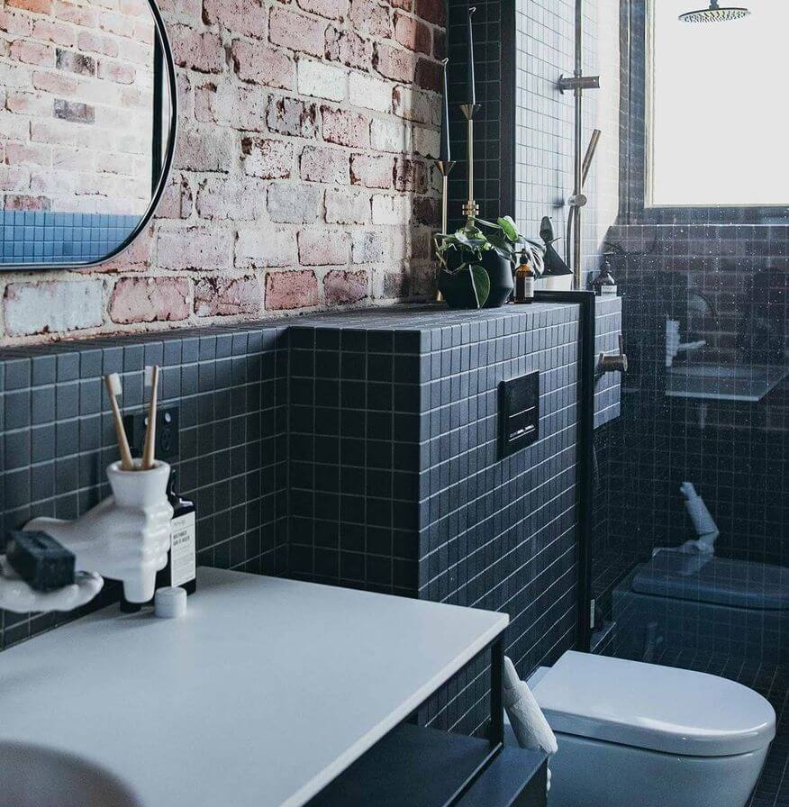 Ванная комната в индустриальном стиле: 15 идей оформления