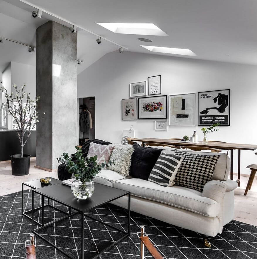 Колонны в интерьере: 15 стильных решений