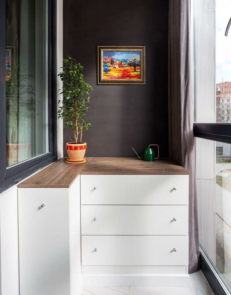 Хранение на балконе: 15 примеров