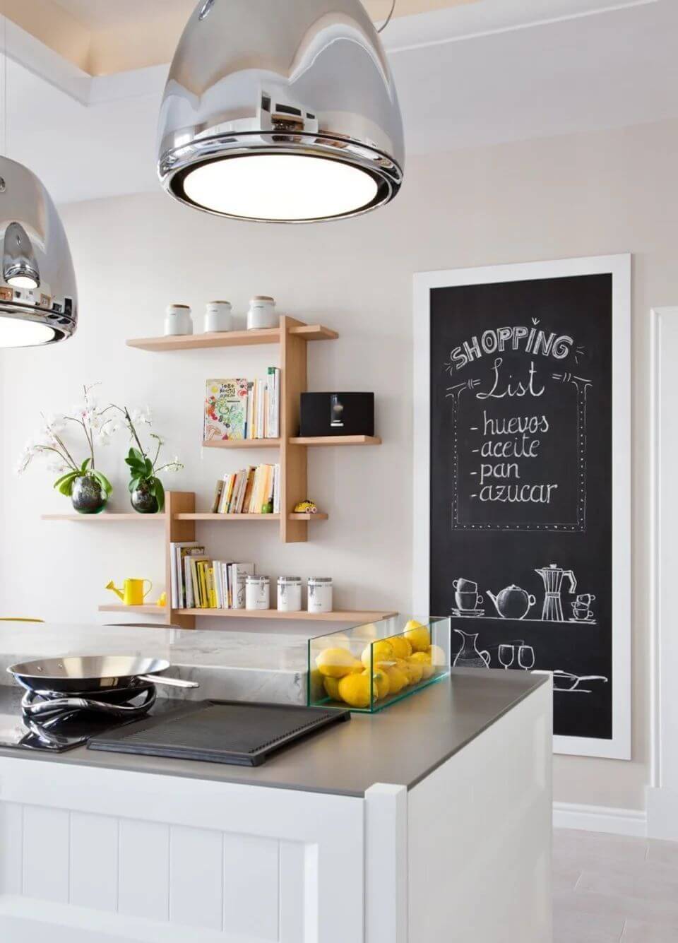Грифельная доска на кухне