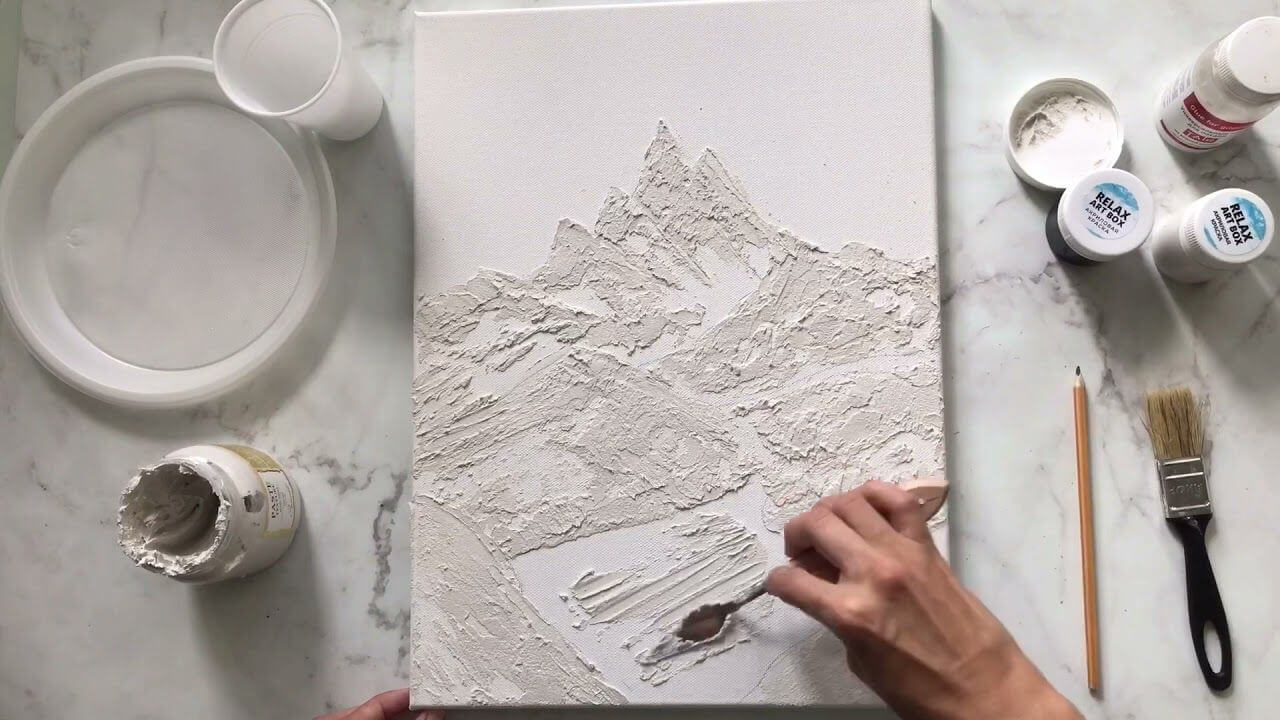 Картина из штукатурки