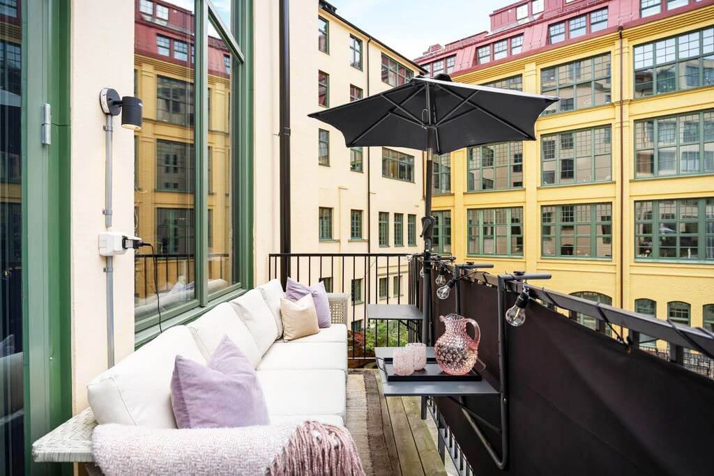 Открытый балкон