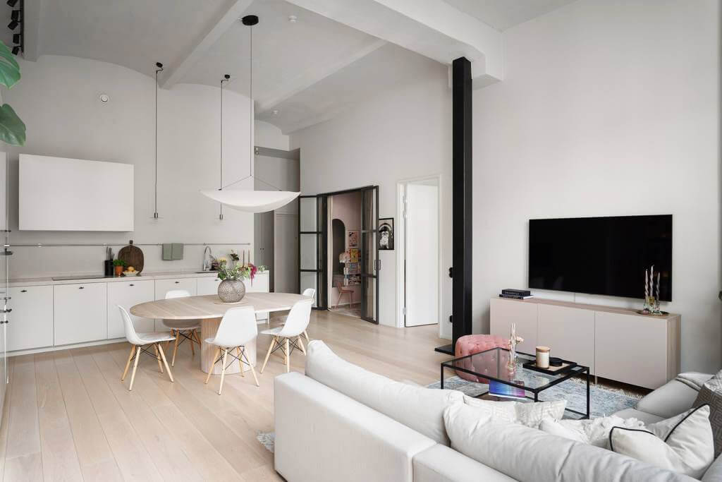 Светлый интерьер