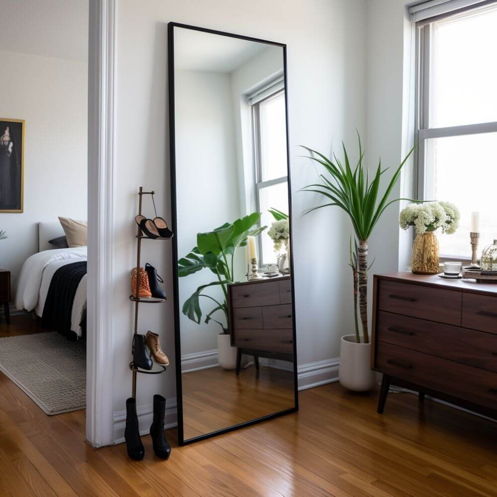 Большое напольное зеркало