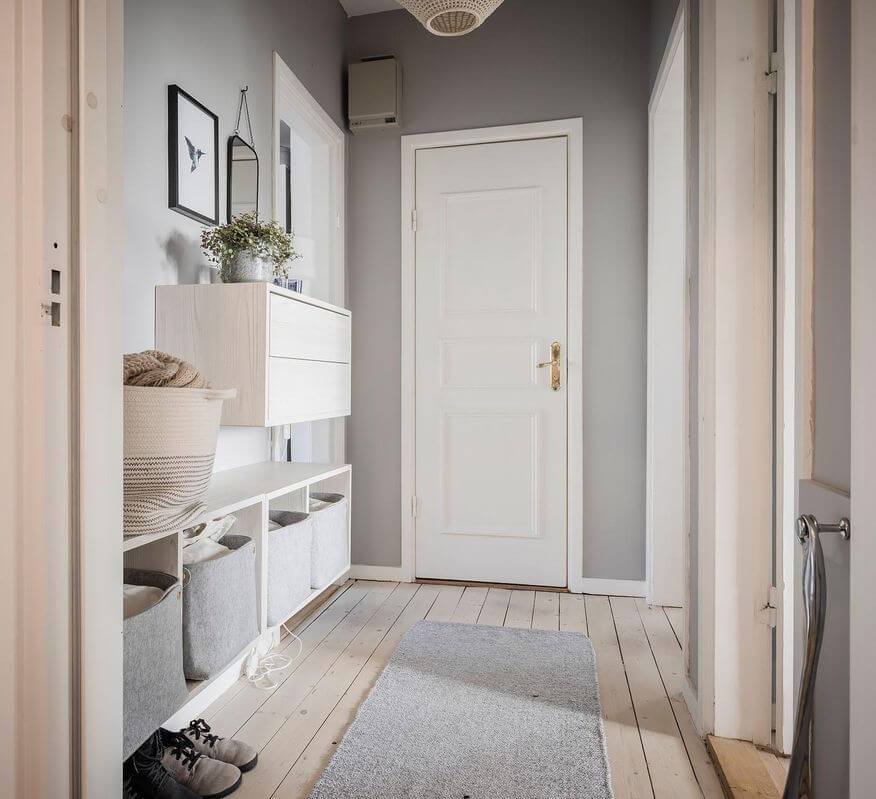 Ковер в интерьере прихожей: 15 примеров